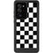 Black and White Checkered Galaxy Note20 Ultra 5G Waterproof Case